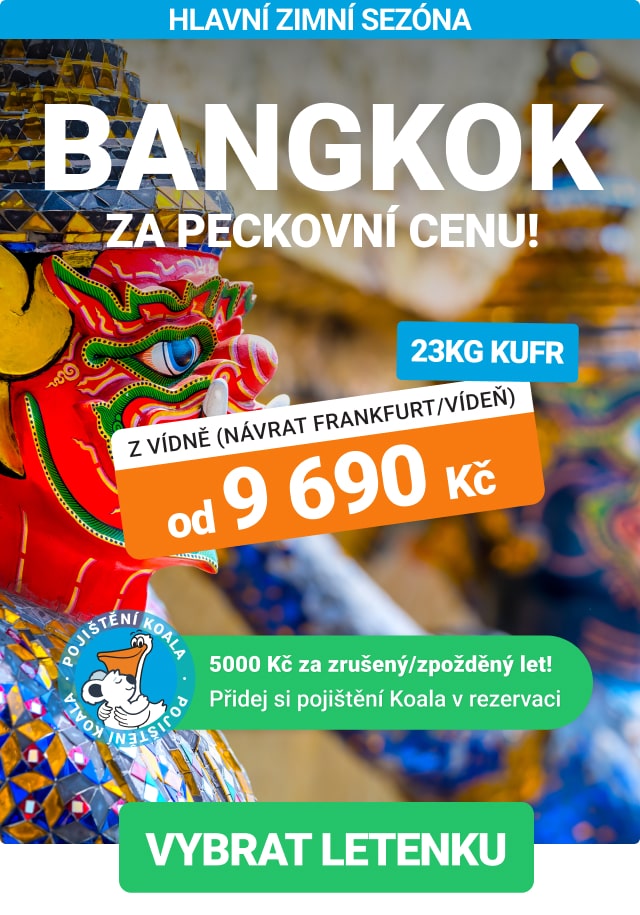 Akční letenky do Bangkoku