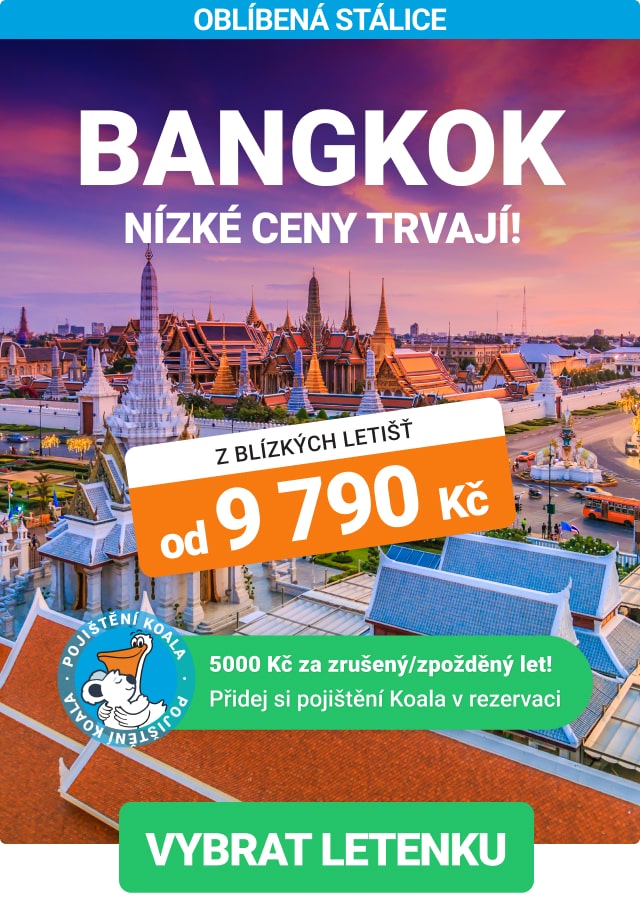 Akční letenky do Bangkoku