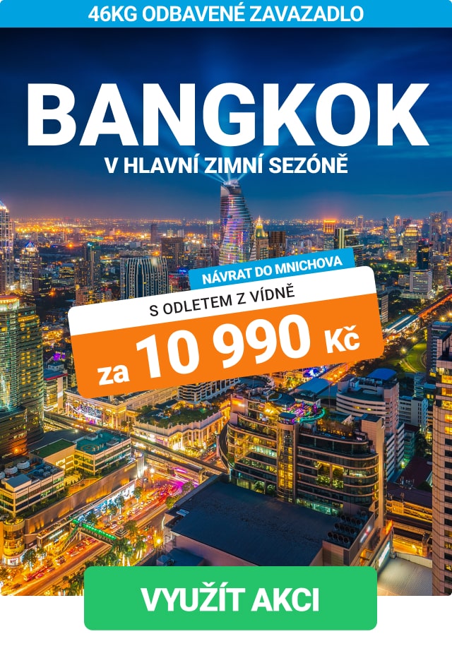 Akční Bangkok v hlavní sezóně