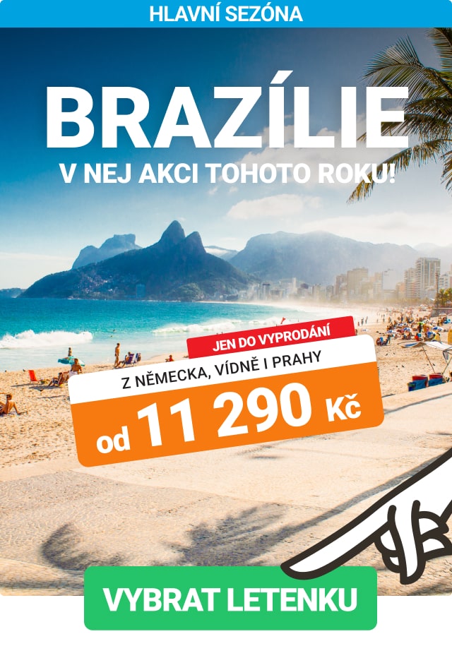 Akční letenky do Brazílie