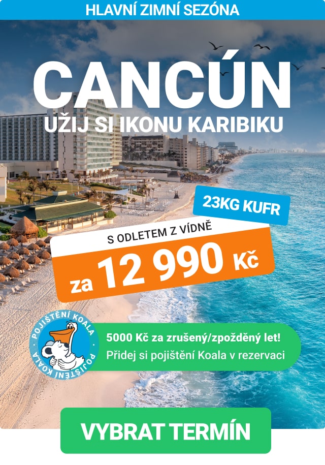 Akční letenky do Cancúnu