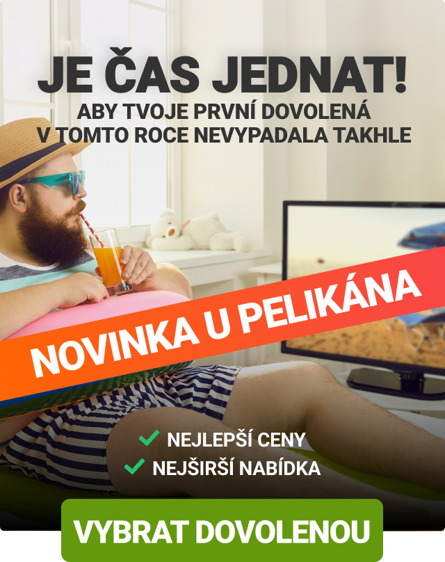 Nejlepší nabídka dovolených od Pelikána