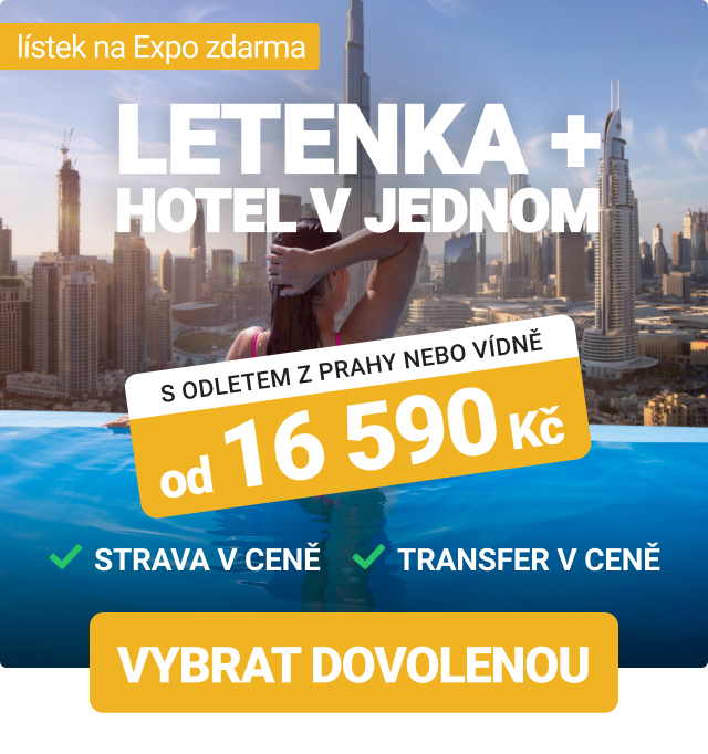 Kompletní dovolená v Dubaji