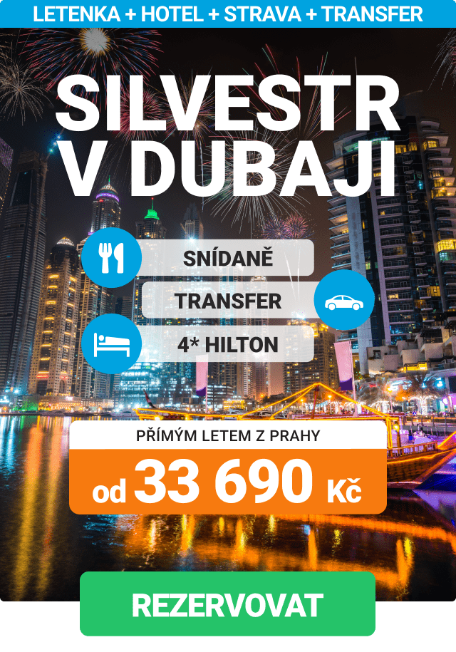 Silvestrovská dovolená v Dubaji