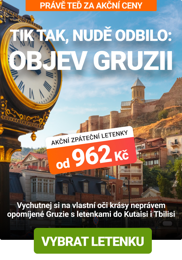 Akční letenky do Gruzie