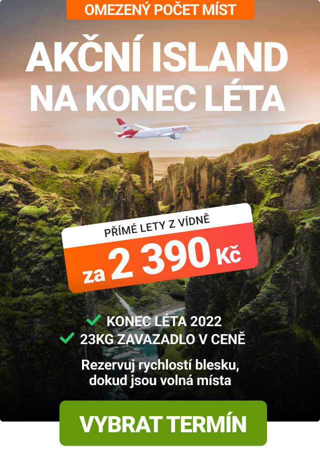 Akční letenky s Austrian Airlines na Island