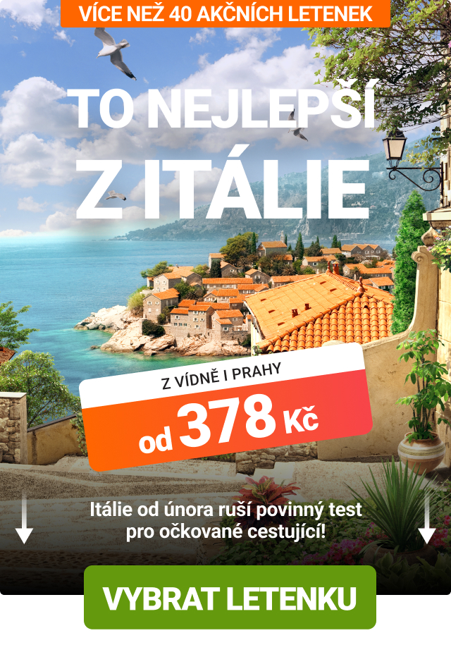 Akční letenky do Itálie