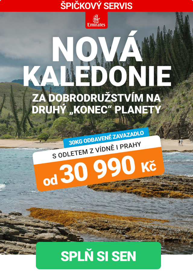 Akční letenky do Nové Kaledonie