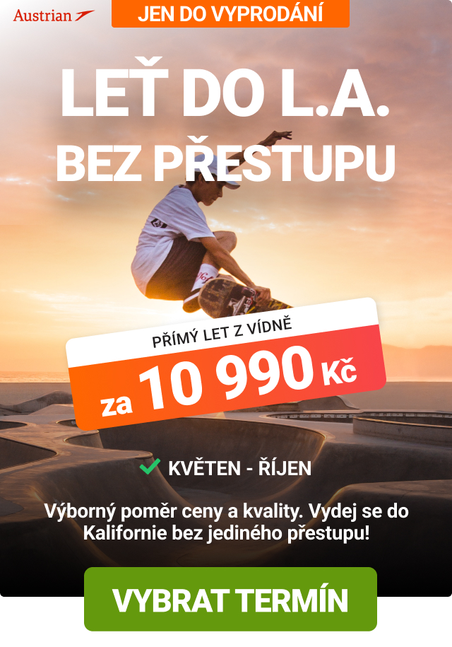 Los Angeles bez přestupu za akční cenu