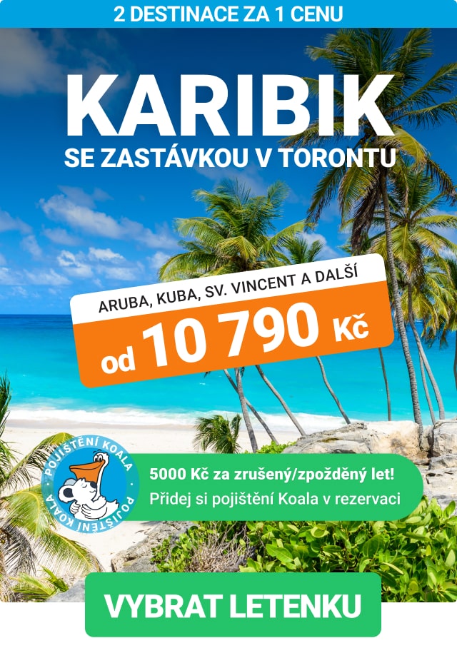Akční letenky do Karibiku