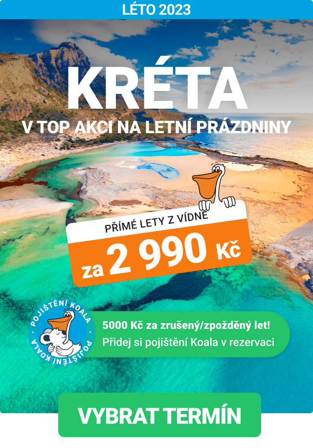 Akční letenky na Krétu na léto 2023