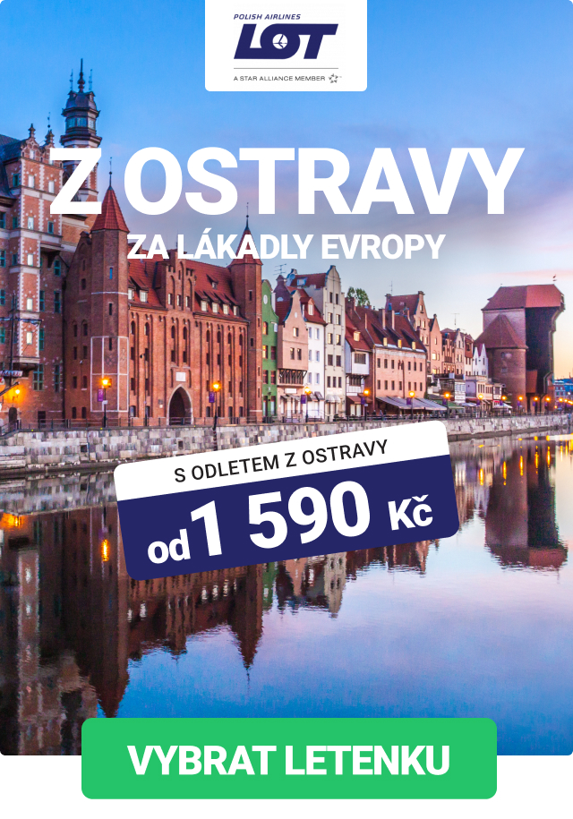 Letenky z Ostravy s LOT