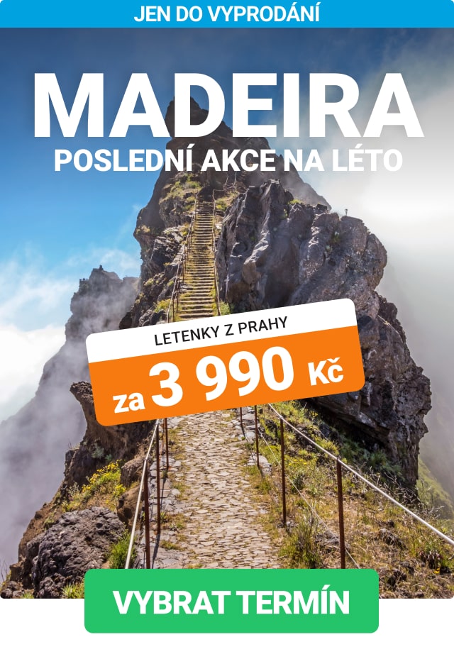 Akční Madeira na léto z Prahy