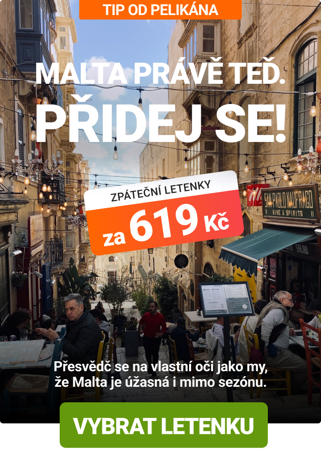 Akční letenky na Maltu
