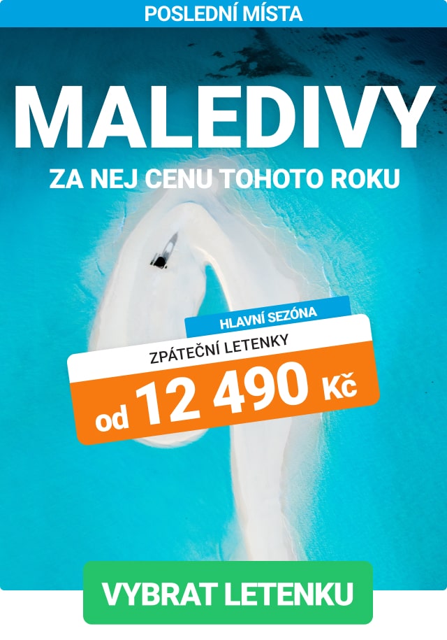 Akční letenky na Maledivy