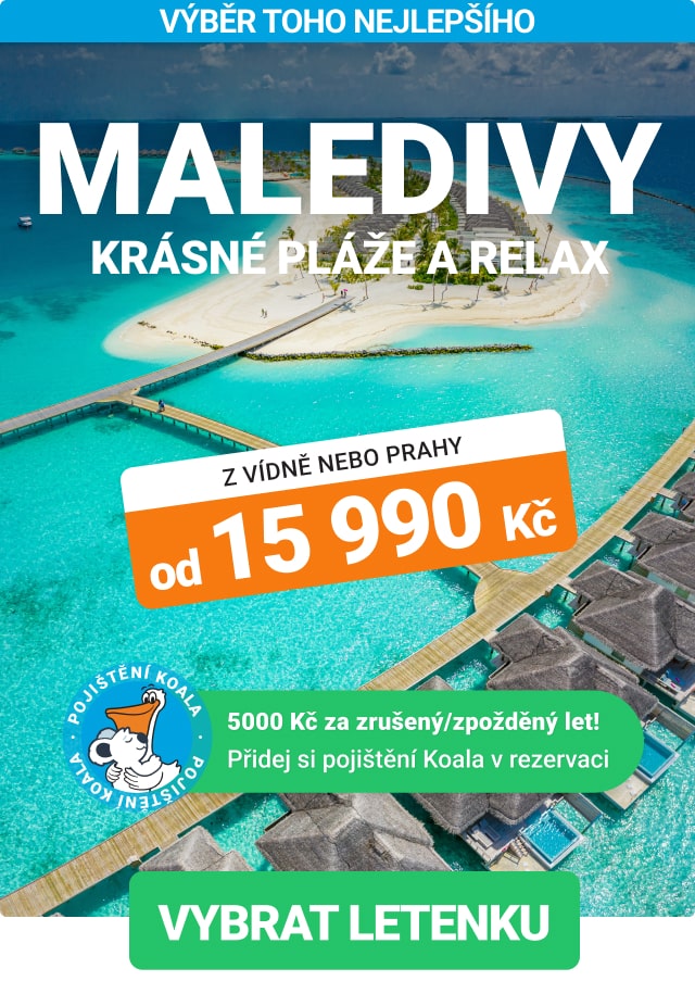 Akční letenky na Maledivy