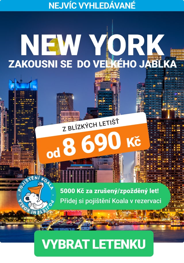 Akční letenky do New Yorku