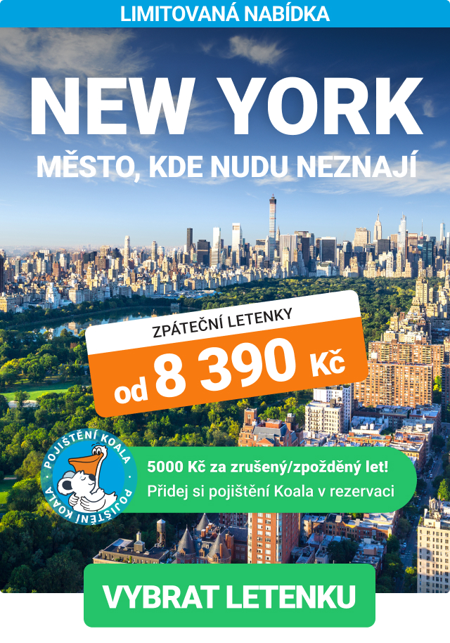 Akční letenky do New Yorku