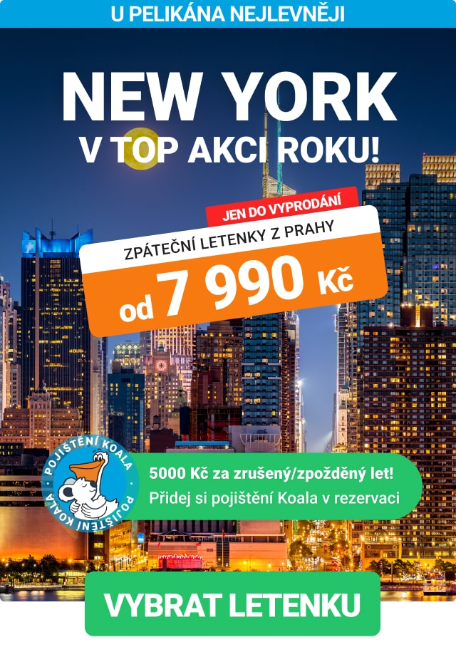 Výprodej letenek do New Yorku