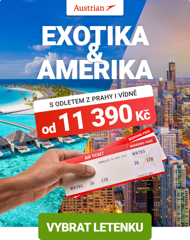 Amerika i exotika s Austrian Airlines