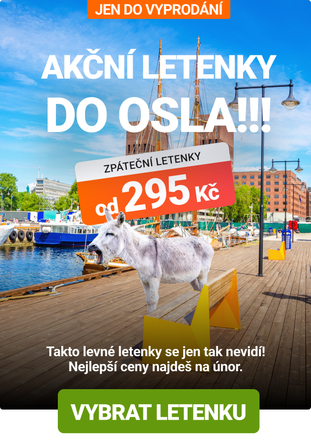Akční letenky do Osla