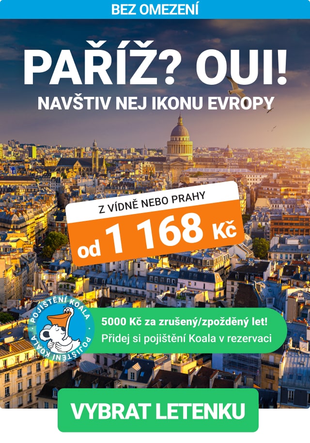 Akční letenky do Paříže