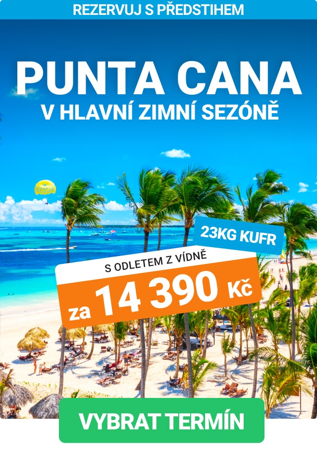Letenky do Dominikánské republiky v hlavní sezóně