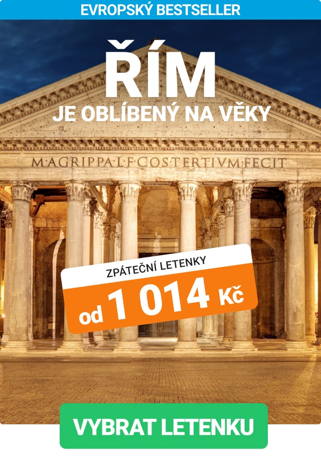 Akční letenky do Říma