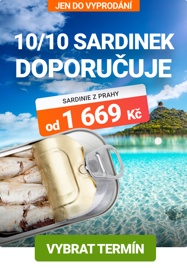 Akční letenky na Sardinii
