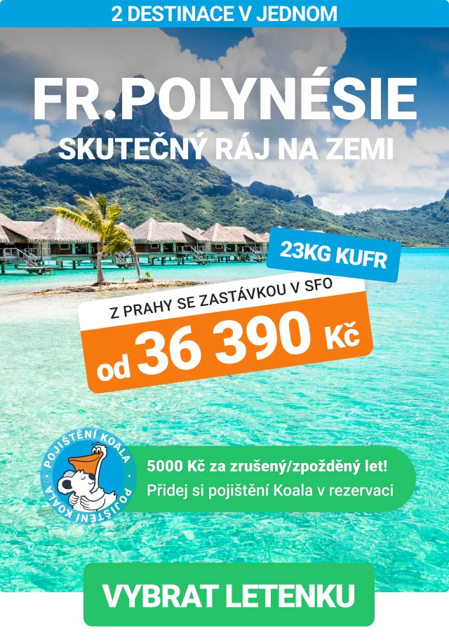 Akční letenky do Papeete