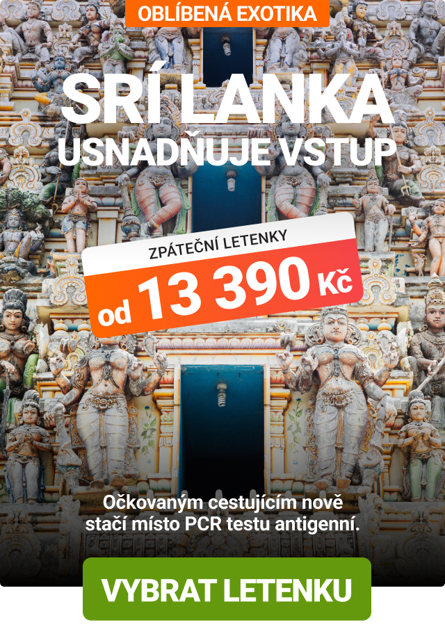 Letenky na Srí Lanku