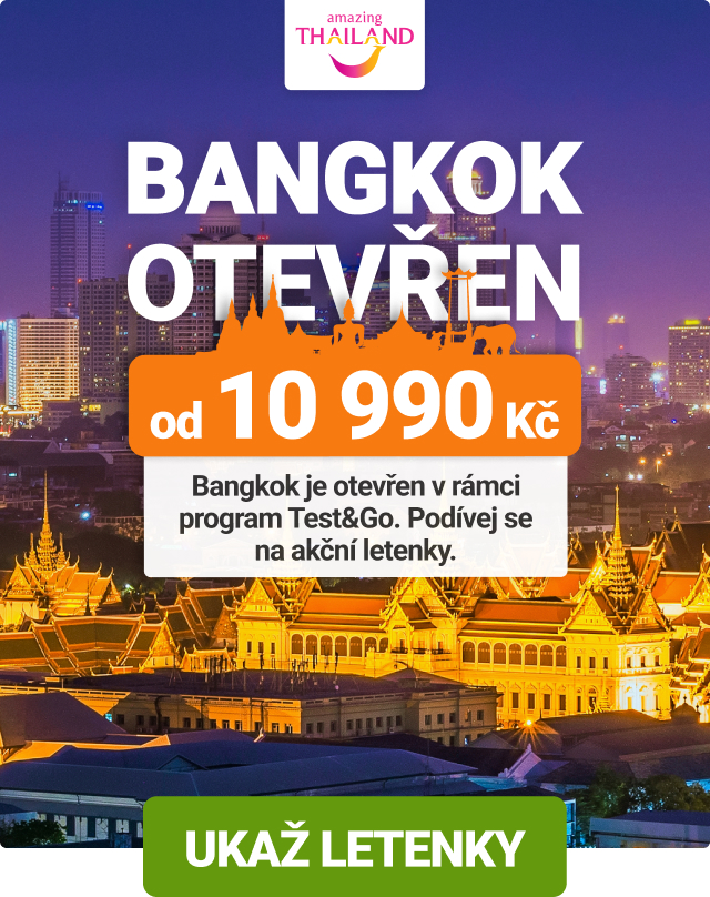 Akční letenky do Bangkoku
