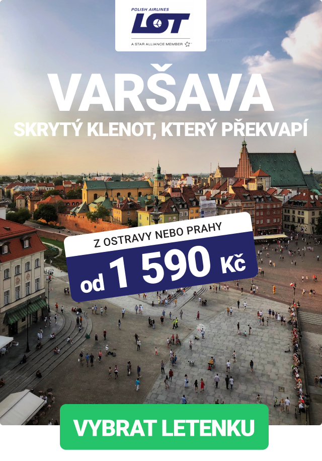 Letenky do Varšavy s LOT