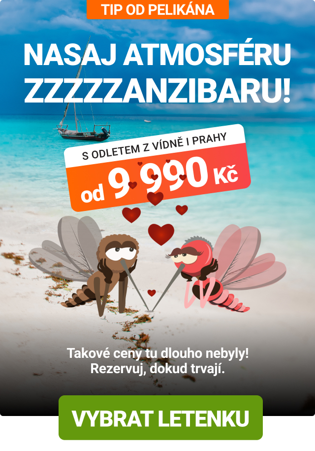 Akční letenky na Zanzibar