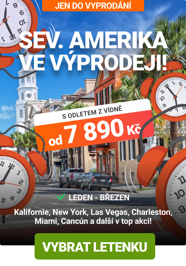 Výprodej letenek do Severní Ameriky