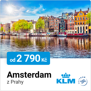 Amsterdam s KLM z Prahy