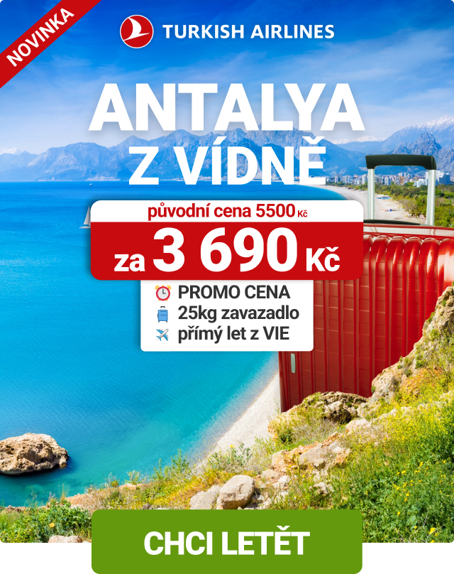 Akční letenky do Antalye