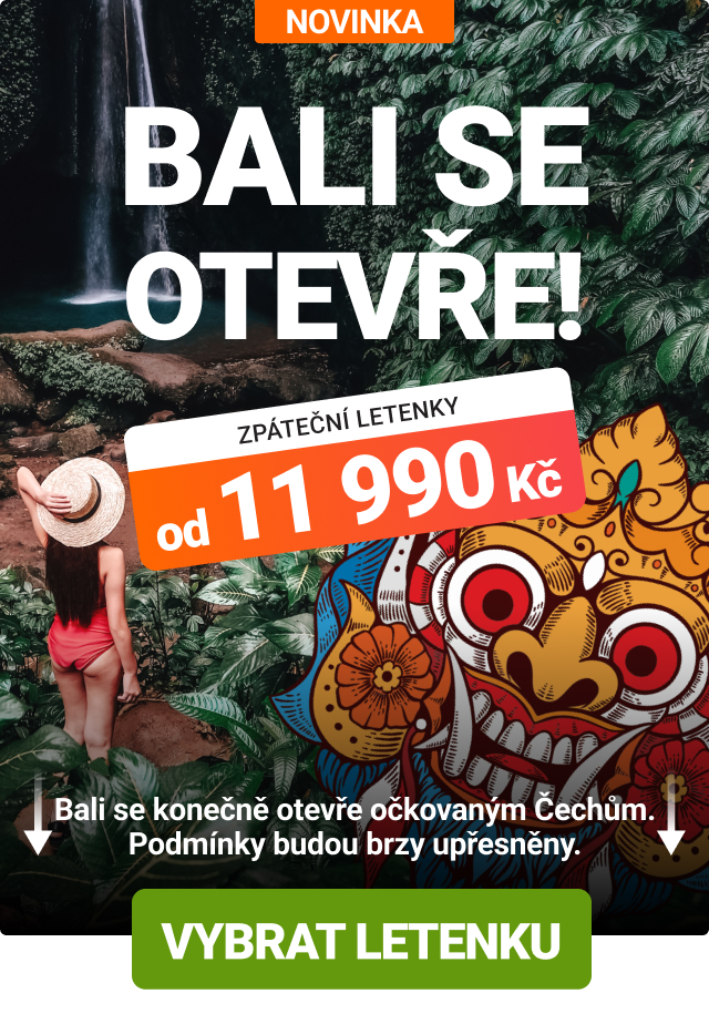 Akční letenky na Bali