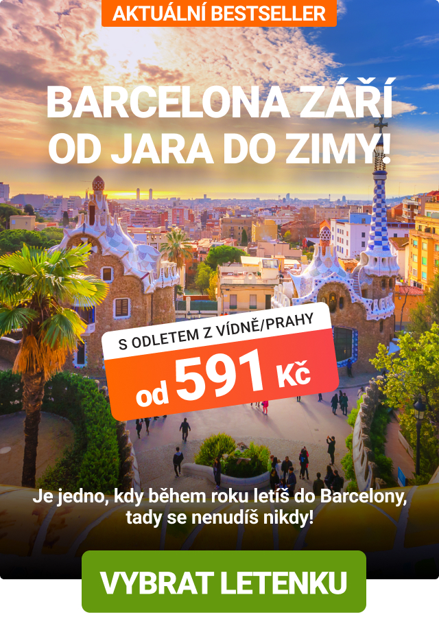 Akční letenky do Barcelony
