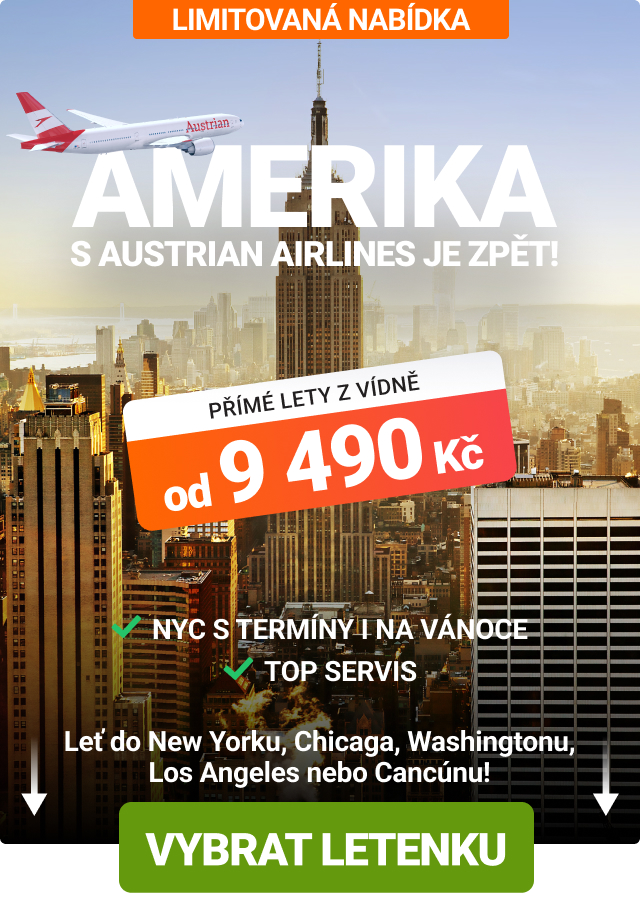 Přímé lety do Ameriky s Austrian Airlines