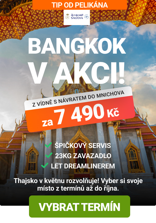 Akční letenky do Bangkoku