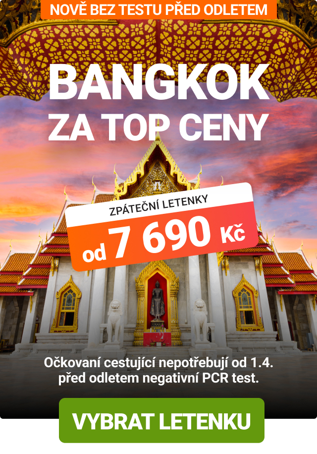 Akční letenky do Bangkoku