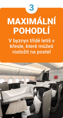 Byznys letenky do Karibiku v Akci