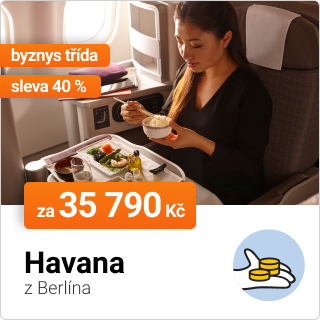 Akční byznys letenky do Havany