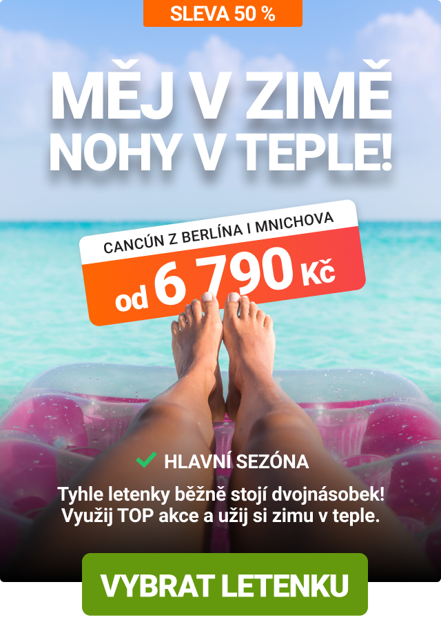 Akční letenky do Cancúnu