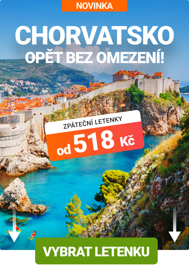 Akční letenky do Chorvatska