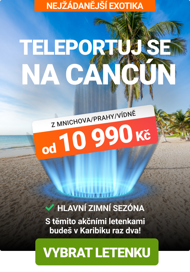 Akční letenky do Cancúnu