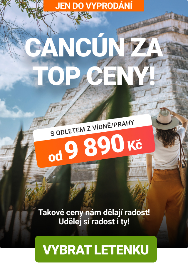 Akční letenky do Cancúnu
