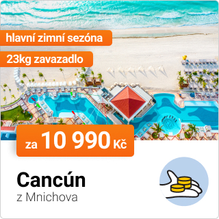 Akční letenky do Cancúnu