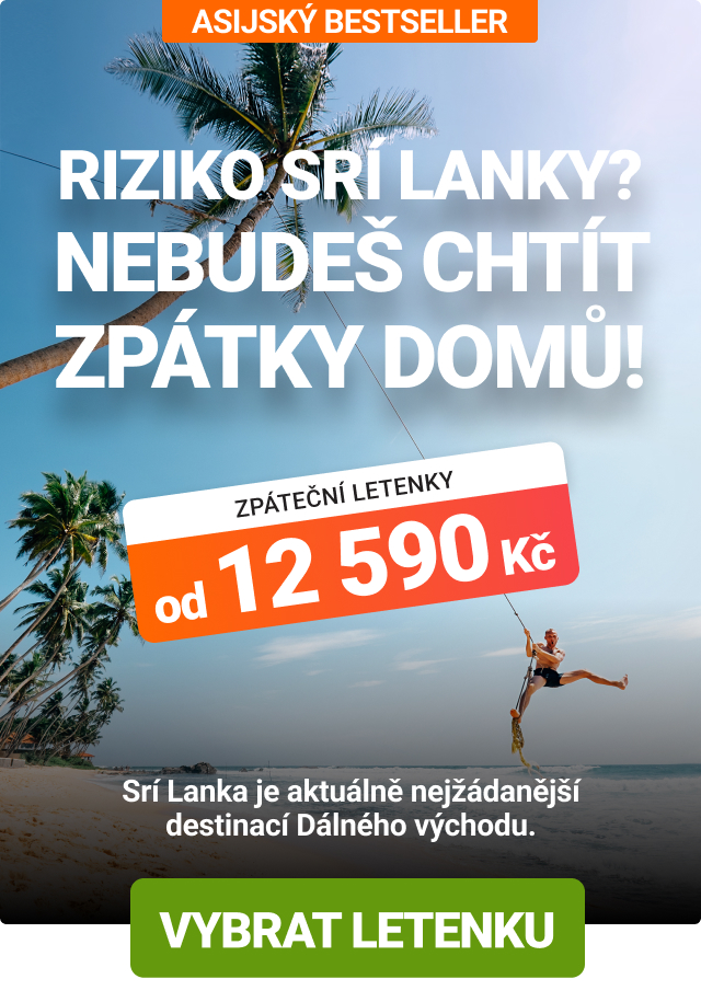 Akční letenky na Srí Lanku